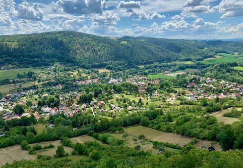 Blick auf Bad Blankenburg