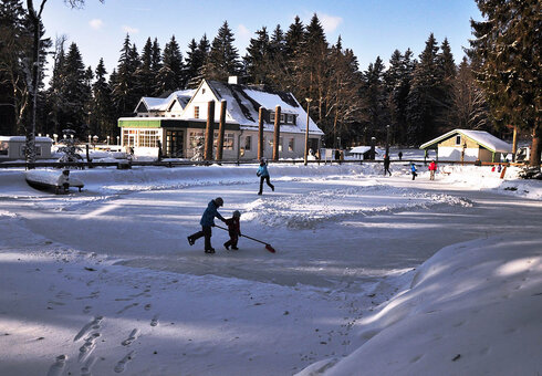 Cafe & Pension im Kurpark, Winter