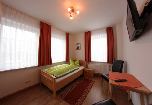 Blick in ein Gästezimmer