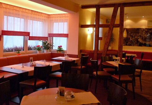 Im Cafe bzw. Restaurant