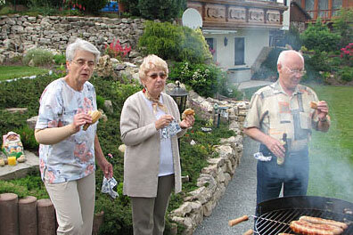 Grillen im Garten