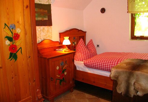 Blick in ein Gästezimmer