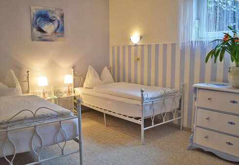 Blick in das Schlafzimmer