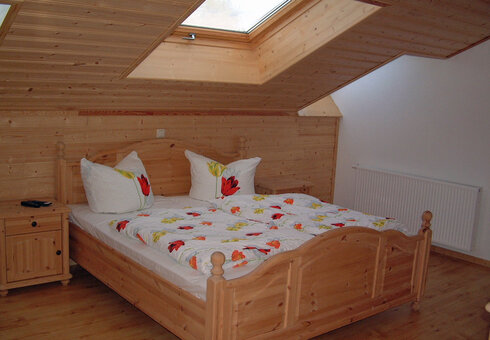 Blick in ein Gästezimmer