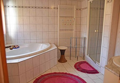 Blick in ein Badezimmer