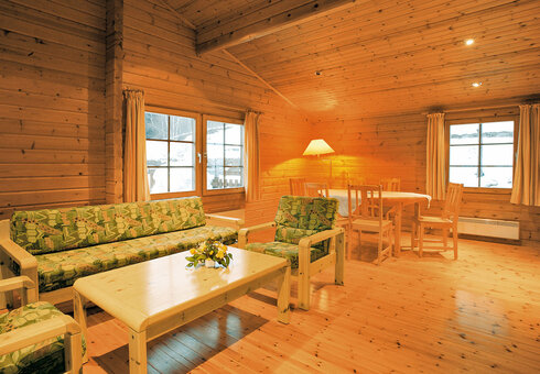 Blick in ein Ferienhaus