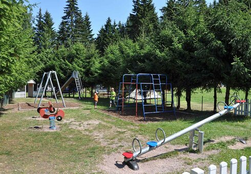 Spielplatz auf dem Campingplatz