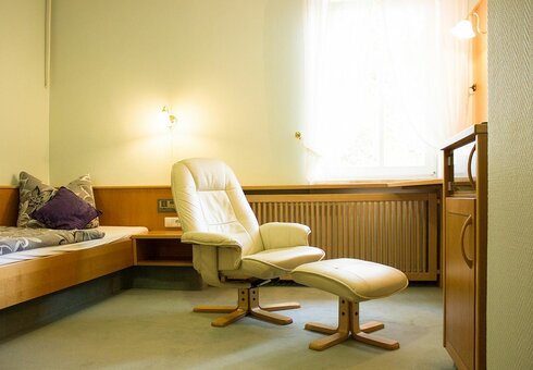 Blick in ein Gästezimmer