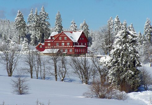 Berghotel Ebertswiese, Winteransicht