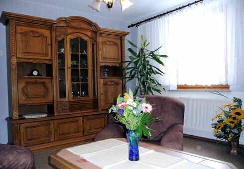 Blick in die Ferienwohnung (Wohnzimmer)