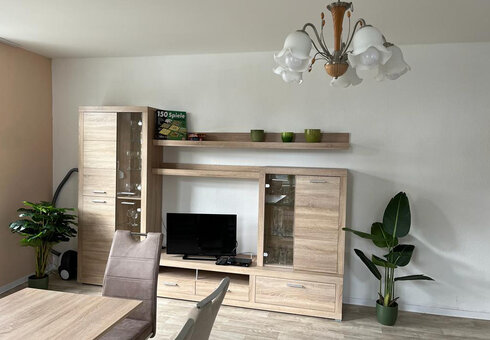 Schrankwand im Wohnzimmer