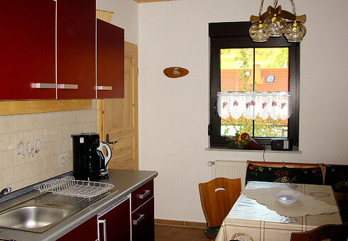 Terrassenwohnung (Küche mit Esstisch)