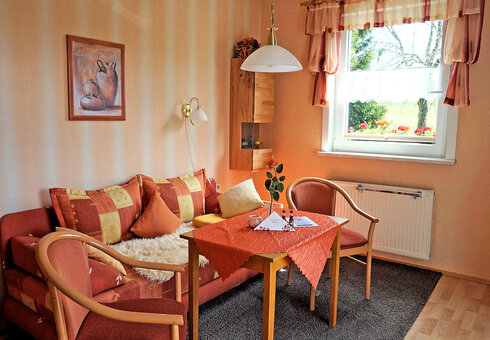 Ferienwohnung Teichblick (Wohnzimmer)