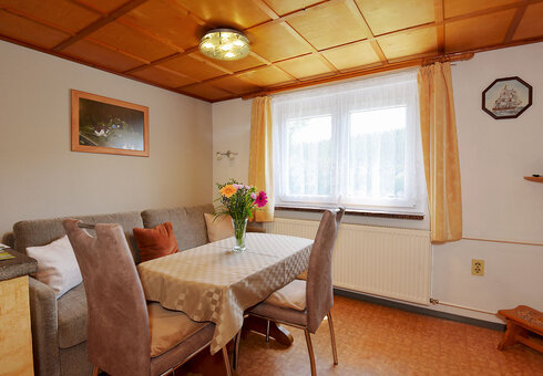 Blick in das Wohnzimmer