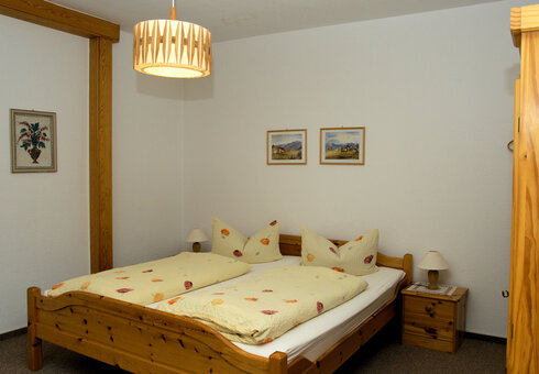 Blick in ein Gästezimmer