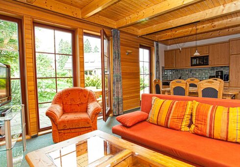 Blick in ein Ferienhaus