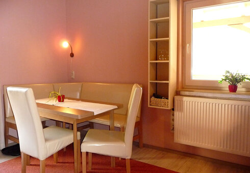 Blick in ein Gästezimmer