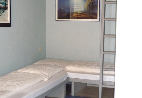 Blick in ein Gästezimmer