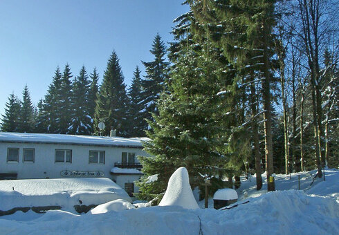 Waldgasthaus Schwarzer Crux im Winter