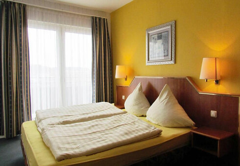 Blick in ein Gästezimmer