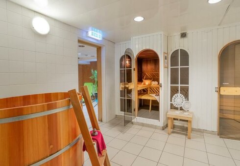 Wellnessbereich mit Sauna