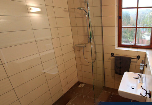 Blick in ein Badezimmer