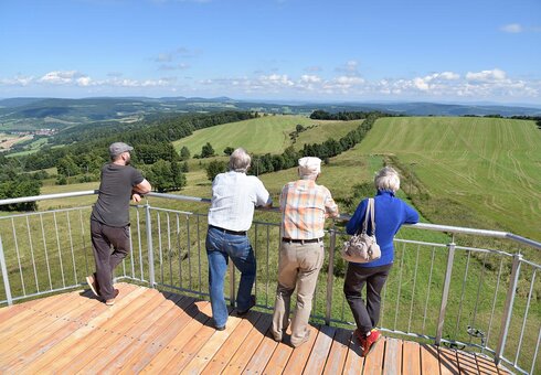 Aussicht von der oberen Plattform