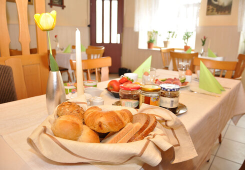 Leckeres Frühstück am Morgen
