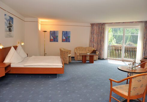 Blick in ein Gästezimmer