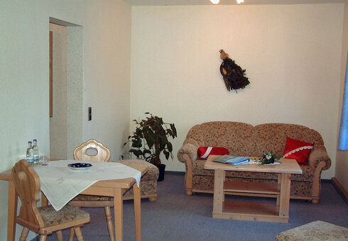 Blick in ein Gästezimmer