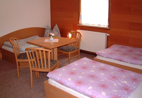 Einblick in ein Gästezimmer