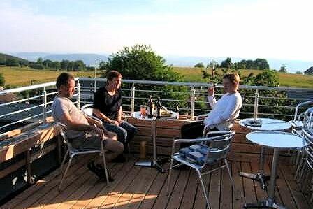 Terrasse mit herrlichem Blick
