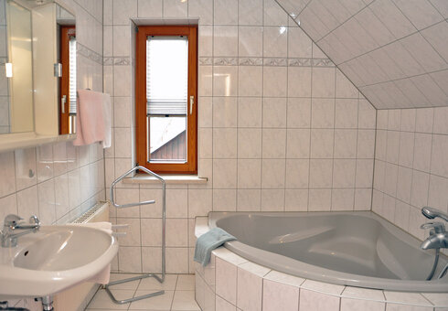 Blick in ein Badezimmer