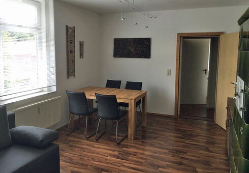Blick in das Wohnzimmer