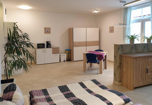 Blick in ein Appartement
