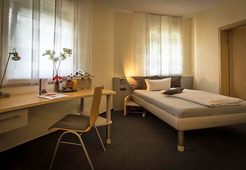 Blick in ein Gästezimmer