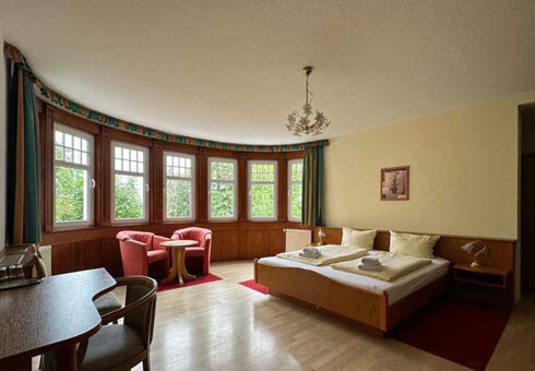 Blick in ein Gästezimmer