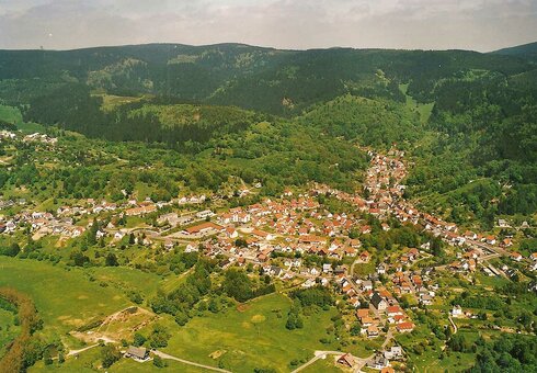 Luftbild von Goldlauter