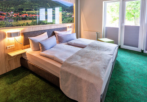 Einblick in ein Gästezimmer