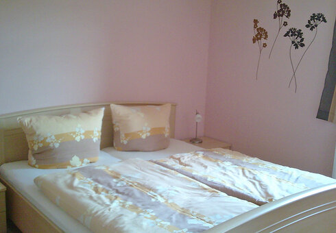 Blick in ein Gästezimmer