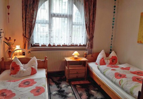 Blick in das Gästezimmer