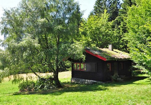 Blockhütte, idyllisch gelegen