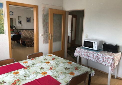 Blick in den Schlaf-/Wohnraum