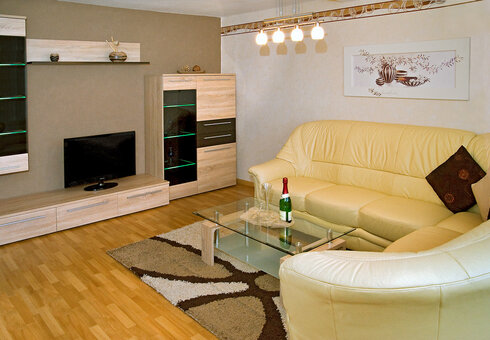 Wohnzimmer Panoramaferienwohnung