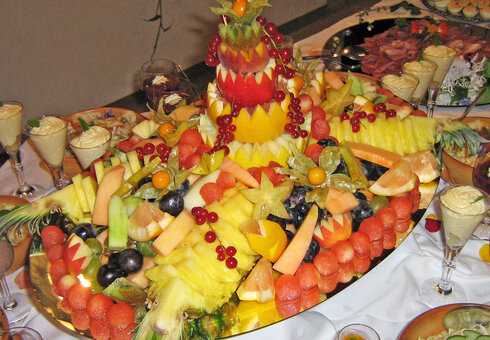 Leckeres Buffet im Restaurant