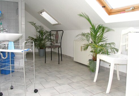 Blick in ein Badezimmer