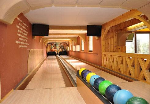 hoteleigene Bowlingbahn