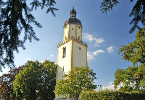 Turm der Michaeliskirche in Ohrdruf
