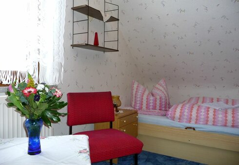Blick in die Ferienwohnung (Schlafzimmer)