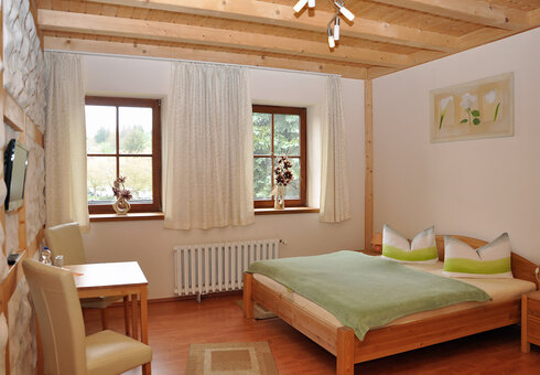 Blick in ein Mehrbettzimmer